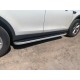 Бокові пороги Tayga Grey (2 шт., Алюміній) 2019-2025 для Land Rover Discovery Sport