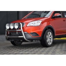 Кенгурятник WT018 (нерж.) для SsangYong Korando 2010-2019 рр