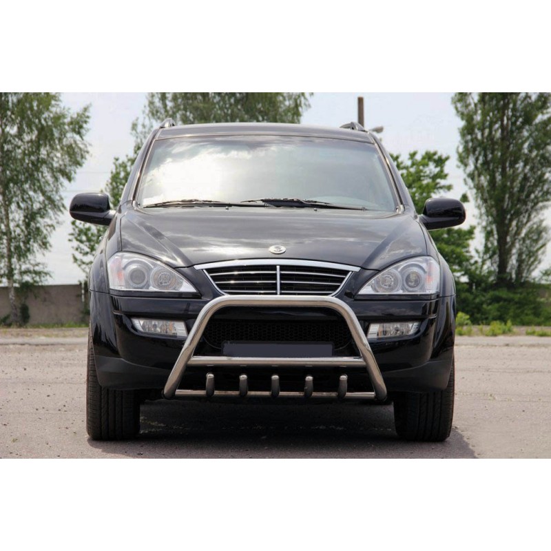 Кенгурятник WT003 (нерж) для SsangYong Kyron 2005-2014 рр