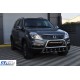 Кенгурятник WT003 (нерж) для SsangYong Rexton I 2001-2017 рр