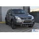 Кенгурятник WT003 (нерж) для SsangYong Rexton I 2001-2017 рр