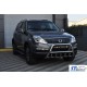 Кенгурятник WT003 (нерж) для SsangYong Rexton I 2001-2017 рр
