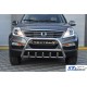 Кенгурятник WT003 (нерж) для SsangYong Rexton I 2001-2017 рр