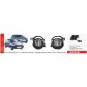 Протитуманки (2 шт, галогенні) для Renault Megane II 2004-2009 рр