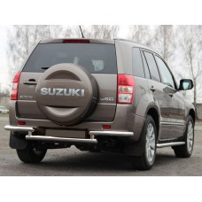 Задній захист AK003-2 (нерж) для Suzuki Grand Vitara 2005-2017 рр