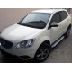 Бокові пороги Allmond Grey (2 шт., алюміній) для SsangYong Korando 2010-2019 рр