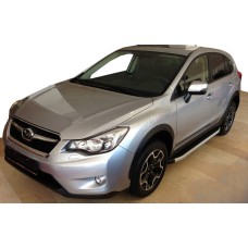 Бокові пороги Fullmond (2 шт., алюм) для Subaru XV 2011-2017 рр