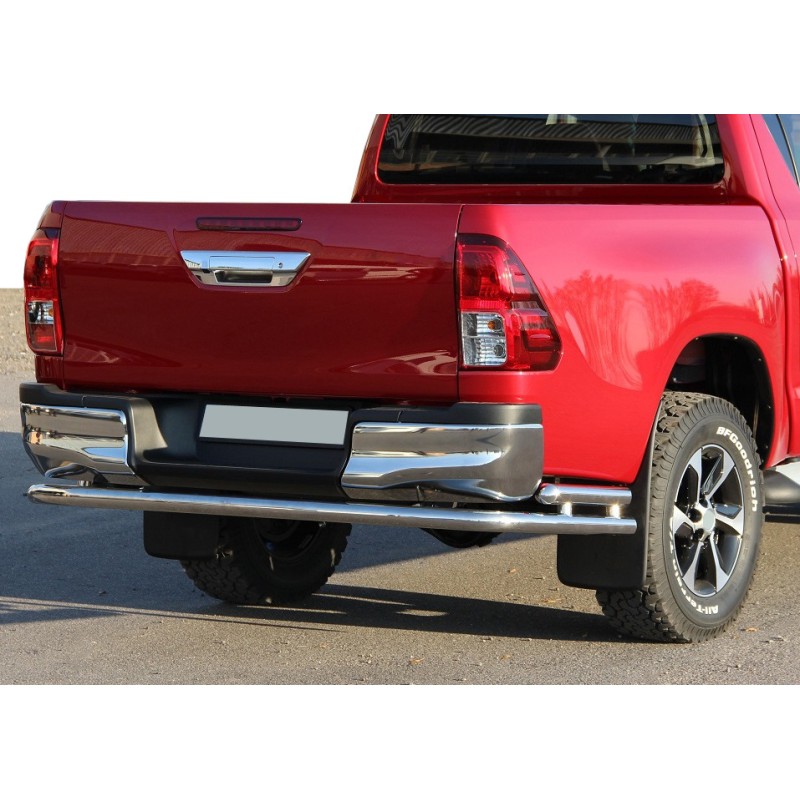 Задня дуга AK005-2 (нерж.) для Toyota Hilux 2015- рр