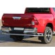 Задня дуга AK005-2 (нерж.) для Toyota Hilux 2015- рр