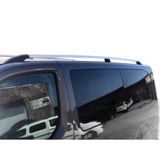 Рейлінги Хром XL база, металева ніжка для Peugeot Traveller 2017- рр