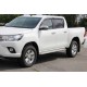 Бокові пороги KB001 (нерж) 60 мм для Toyota Hilux 2015- рр