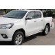 Бокові пороги KB001 (нерж) 60 мм для Toyota Hilux 2015- рр