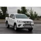 Передній захист QT008 (нерж) для Toyota Hilux 2015- рр
