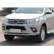 Передній захист ST018 (нерж) для Toyota Hilux 2015- рр