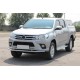 Передній захист ST018 (нерж) для Toyota Hilux 2015- рр