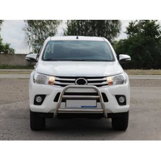 Передній захист WT023 (нерж) для Toyota Hilux 2015- рр