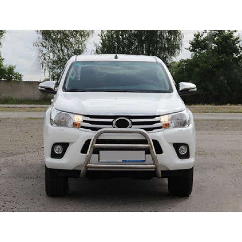 Передній захист WT023 (нерж) для Toyota Hilux 2015- рр