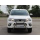 Передній захист WT023 (нерж) для Toyota Hilux 2015- рр