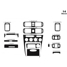 Накладки на панель для Toyota Corolla 1998-2002 рр
