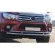 Передній захист ST018 (нерж) для Toyota Hilux 2015- рр
