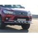 Передній захист ST015 (нерж) для Toyota Hilux 2015- рр