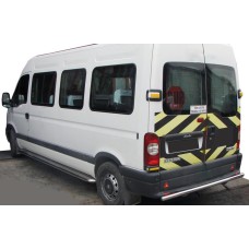 Задня дуга AK002 (нерж.) для Renault Master 1998-2010 рр