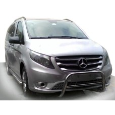 Кенгурятник WT005 (нерж.) для Mercedes Vito / V-class W447 2014- рр
