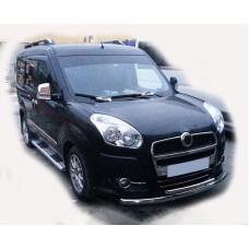 Передній захист ST014 (нерж.) 60/42 мм для Opel Combo 2012-2018 рр