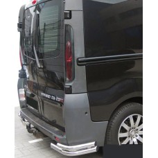 Задні куточки AK003-Подвійний (нерж) для Opel Vivaro 2001-2015 рр