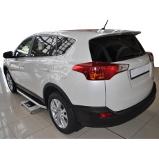 Бокові пороги Fullmond (2 шт., алюм) для Toyota Rav 4 2013-2018 рр