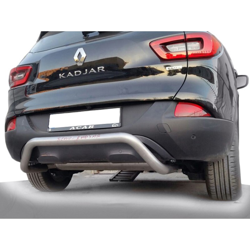 Задній захист AK007 (нерж) для Renault Kadjar