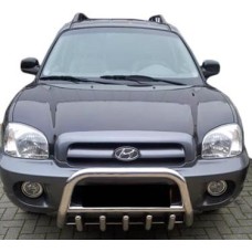 Кенгурятник WT003 (нерж.) для Hyundai Santa Fe 1 2000-2006 рр