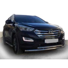 Передня дуга ST014 (нерж.) для Hyundai Santa Fe 3 2012-2018 рр