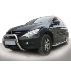 Кенгурятник WT005 (нерж) для SsangYong Action 2006- гг
