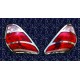 Накладка на стопи 2006-2009 (2 шт., нерж) для Toyota Rav 4 рр