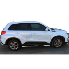 Бічні труби (2 шт., нерж) для Suzuki Vitara 2015- рр