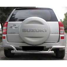 Задній захист AK005-2 (нерж) для Suzuki Grand Vitara 2005-2017 рр