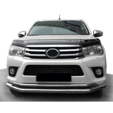 Передній захист ST017 (нерж) для Toyota Hilux 2015- рр