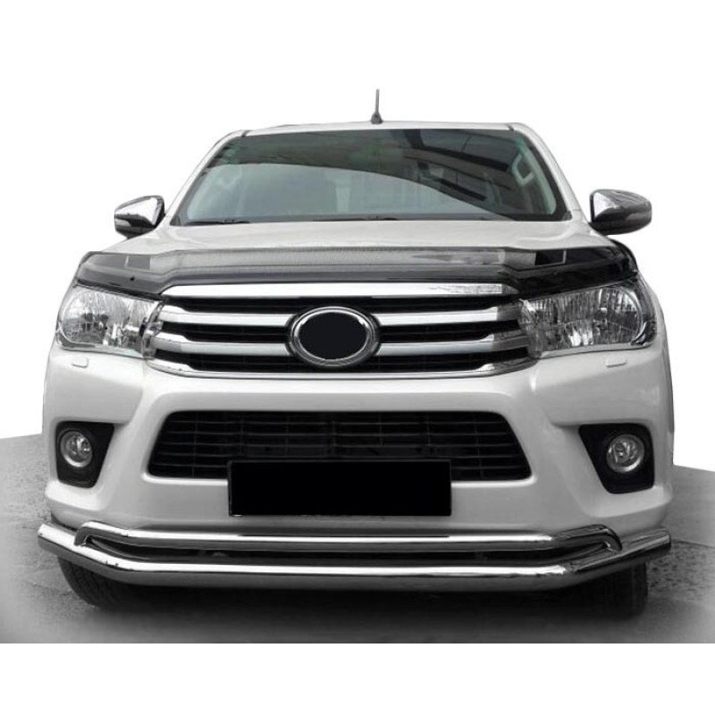 Передній захист ST017 (нерж) для Toyota Hilux 2015- рр