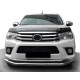 Передній захист ST017 (нерж) для Toyota Hilux 2015- рр