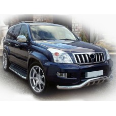 Передня дуга ST011 (нерж.) для Toyota Land Cruiser Prado 120