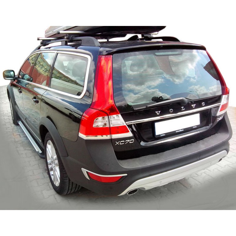 Бокові пороги Rainbow (2 шт., Алюміній) для Volvo XC60 2009-2017 рр