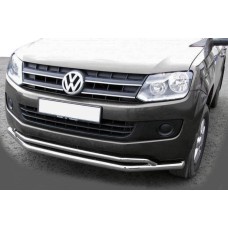 Передняя защита ST017 (нерж) 60 на 42 мм для Volkswagen Amarok 2010-2022 гг