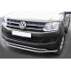 Передняя защита ST017 (нерж) 60 на 42 мм для Volkswagen Amarok 2010-2022 гг
