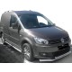Передний двойной ус 60/48мм (нерж) для Volkswagen Caddy 2010-2015 гг
