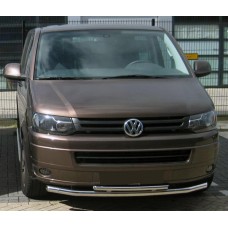 Нижняя двойная губа ST014 (нерж) 51 на 42 мм для Volkswagen T5 2010-2015 гг