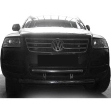 Кенгурятник ST013 (нерж) для Volkswagen Touareg 2002-2010 рр