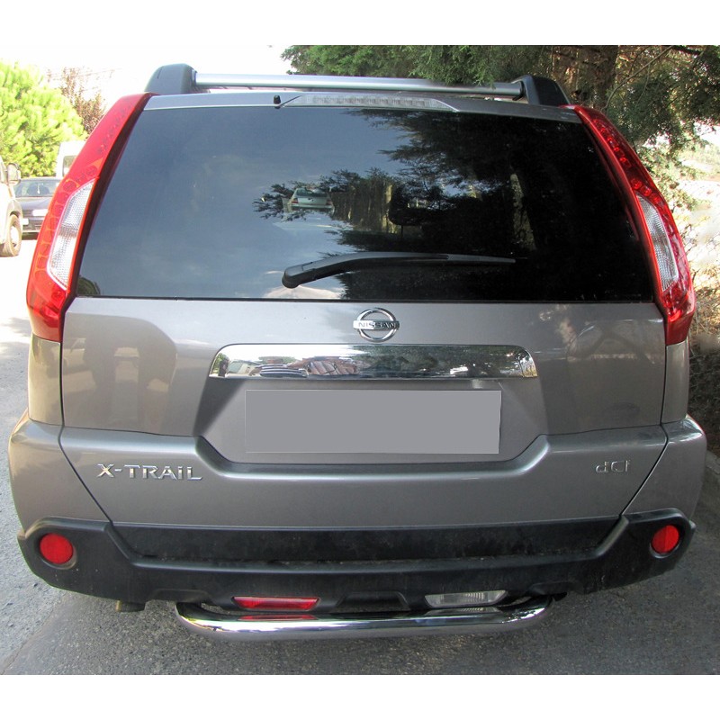 Задняя скоба AK007 (2 шт, нерж.) для Nissan X-trail T31 2007-2014 гг