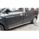 Бокові пороги DotLine (2 шт., Алюміній) для Dacia Dokker 2013-2022 рр