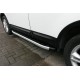 Бокові пороги Fullmond (2 шт., Алюм.) довга база для Nissan Qashqai 2010-2014рр